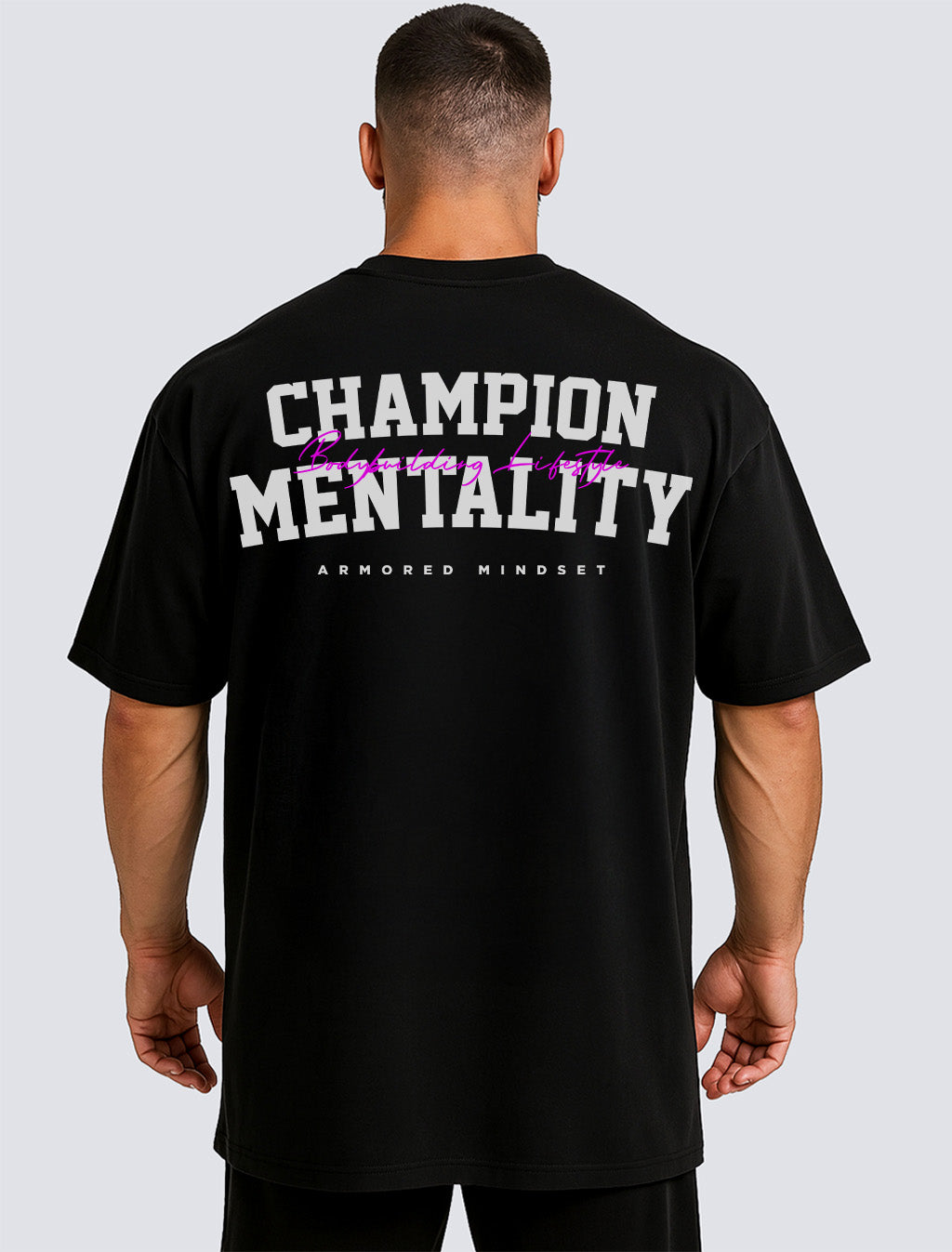Camiseta Oversized Champion Mentality