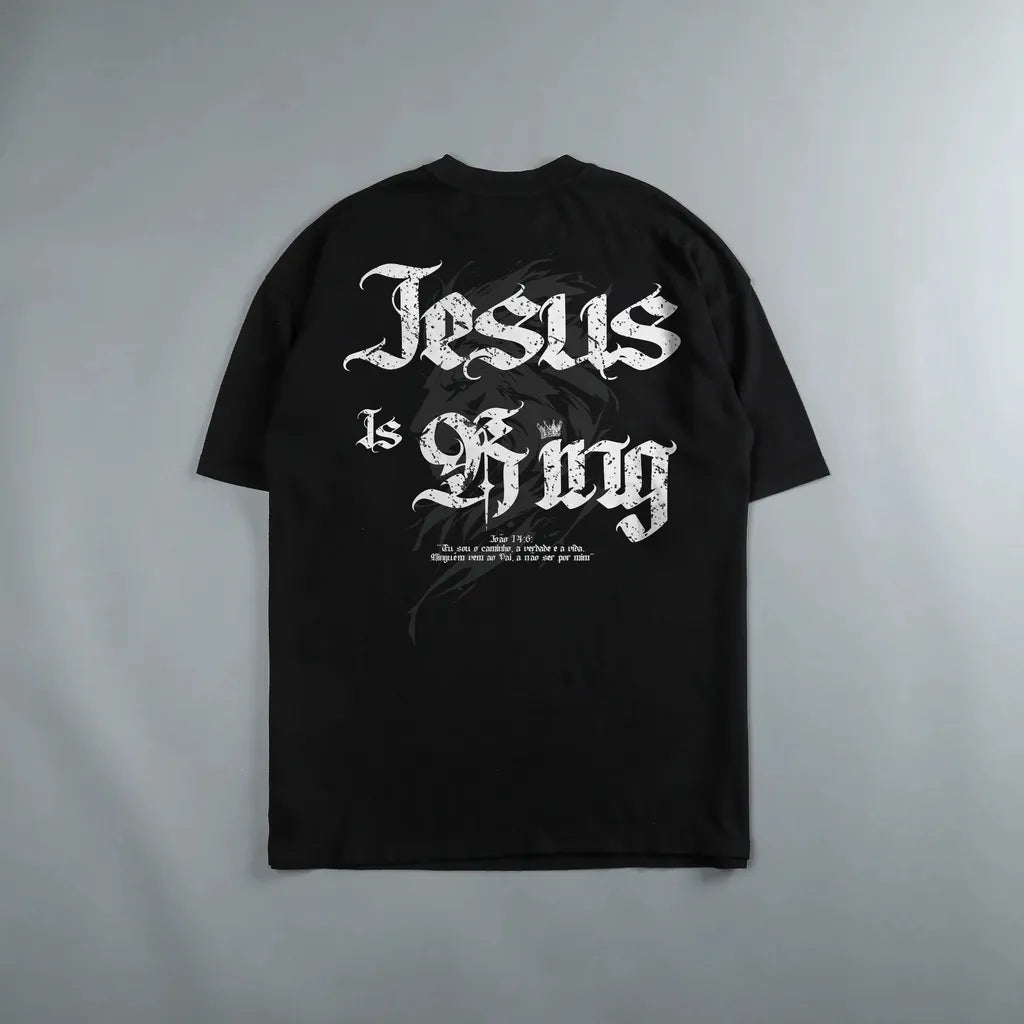 Camiseta Oversized Jesus Is King