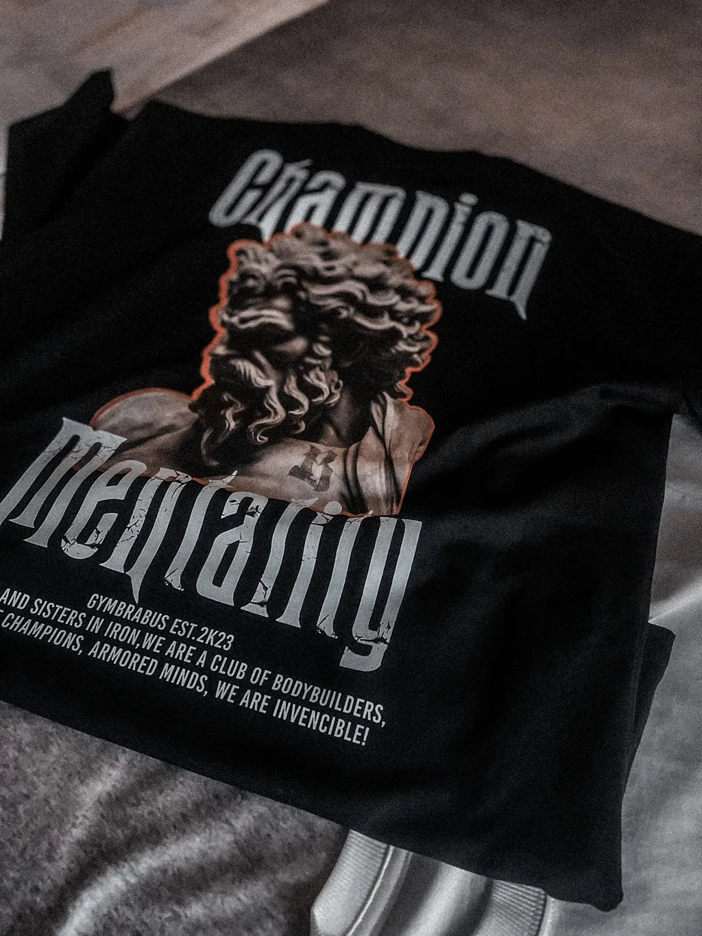 Camiseta Oversized Champion Mentality Zeus