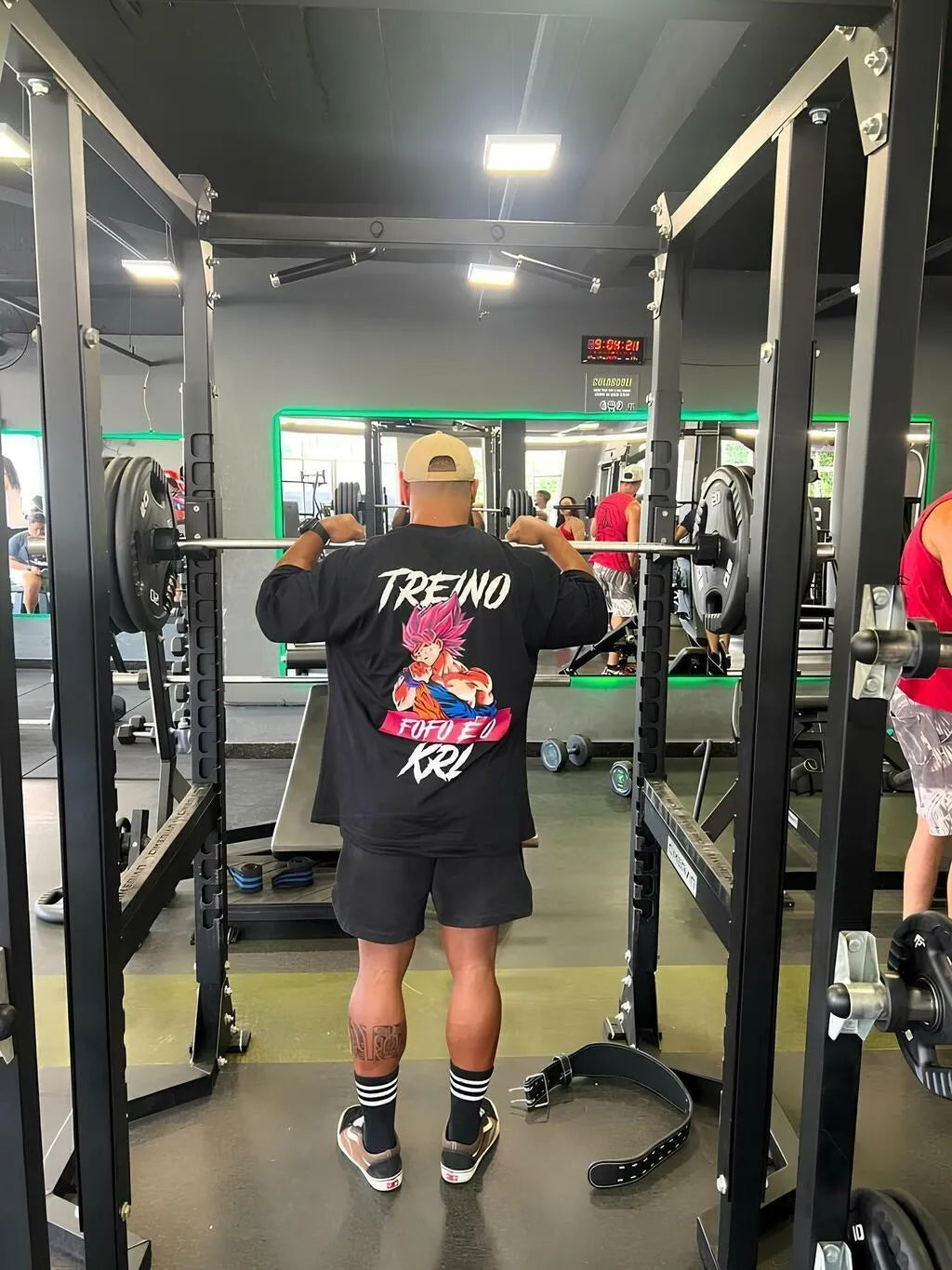 Camiseta Oversized Treino Fofo é o KRL